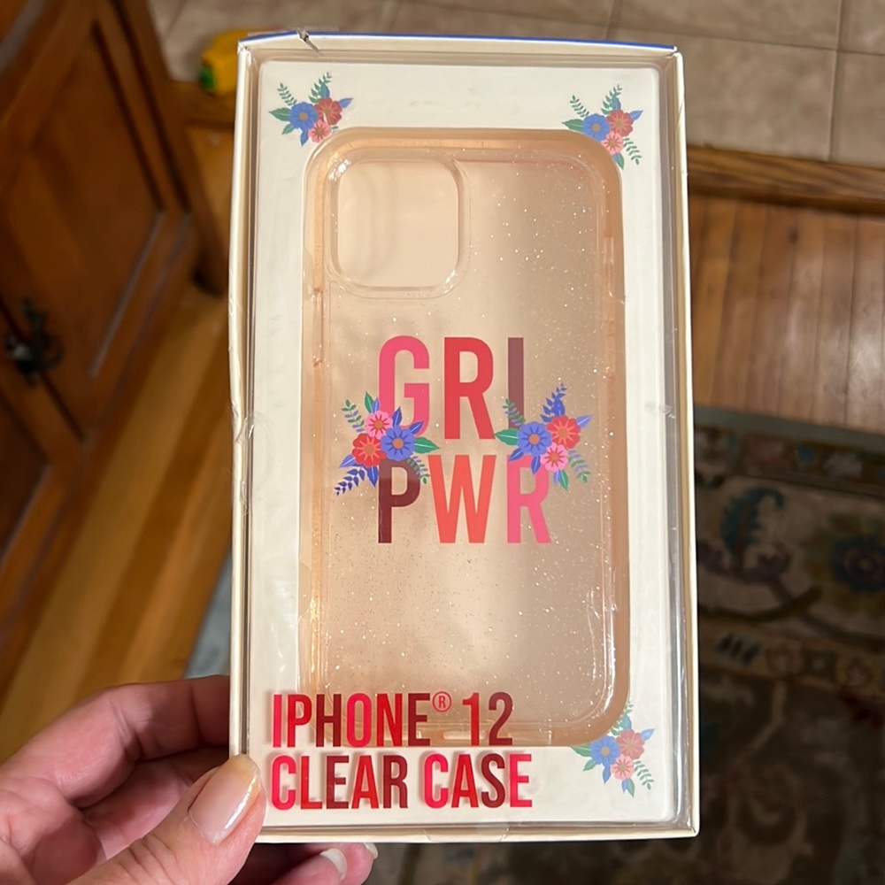 Vivitar IPhone 12 clear case. Girl Power 🌼🌸 NIB